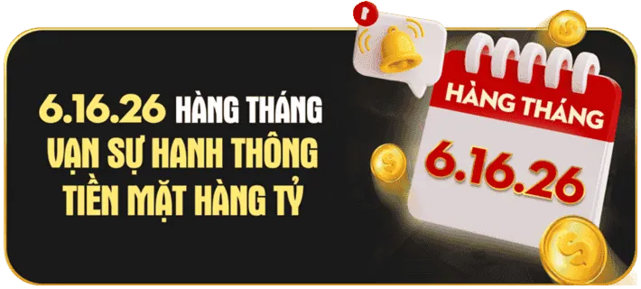 Thưởng nạp lại hàng ngày cho game bắn cá U888